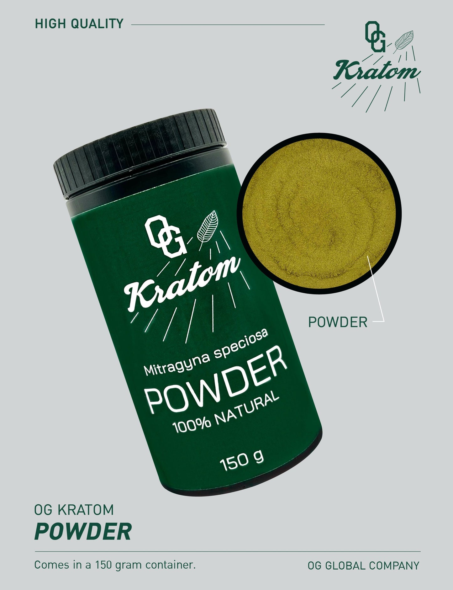 Mitragyna Speciosa Powder 150g