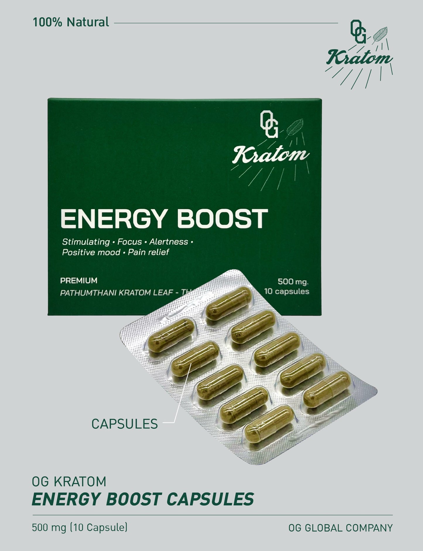 Energy Boost Capsules (10 Capsules)