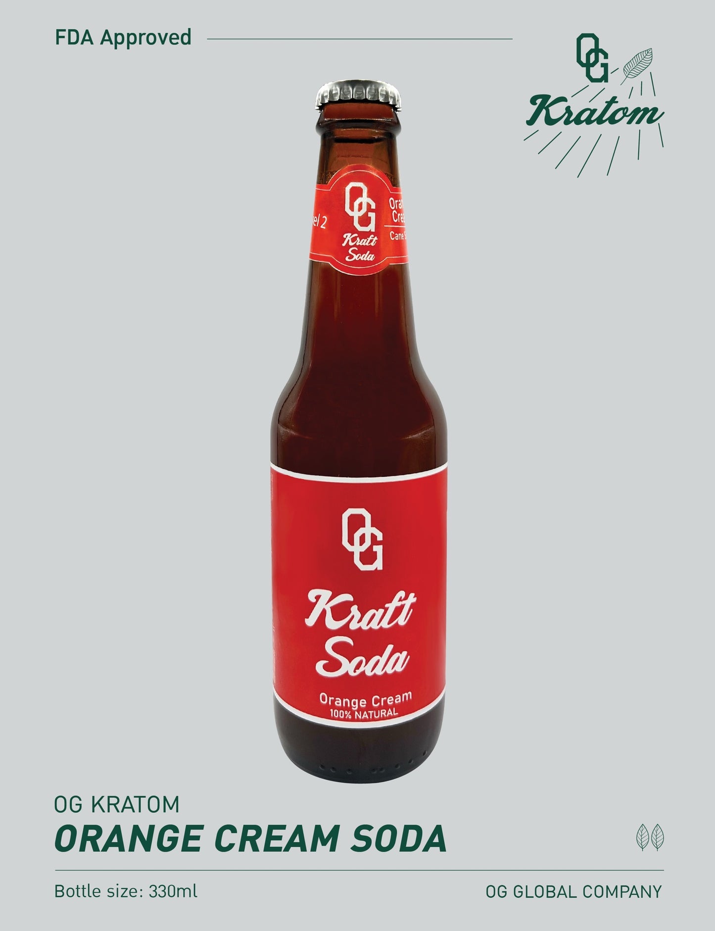 OG Kraft Soda Orange Cream 330 ml