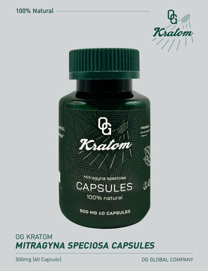 Mitragyna Speciosa Capsules (60 Capsules)
