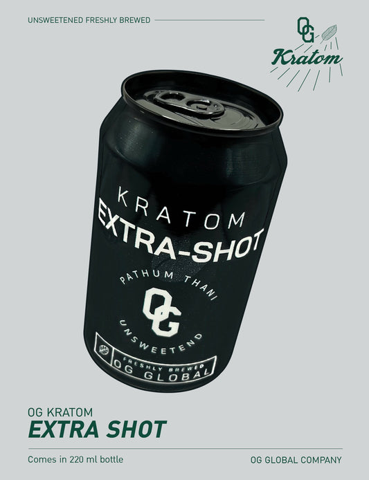 OG Kratom Extra Shot Unsweetened Freshly Brewed