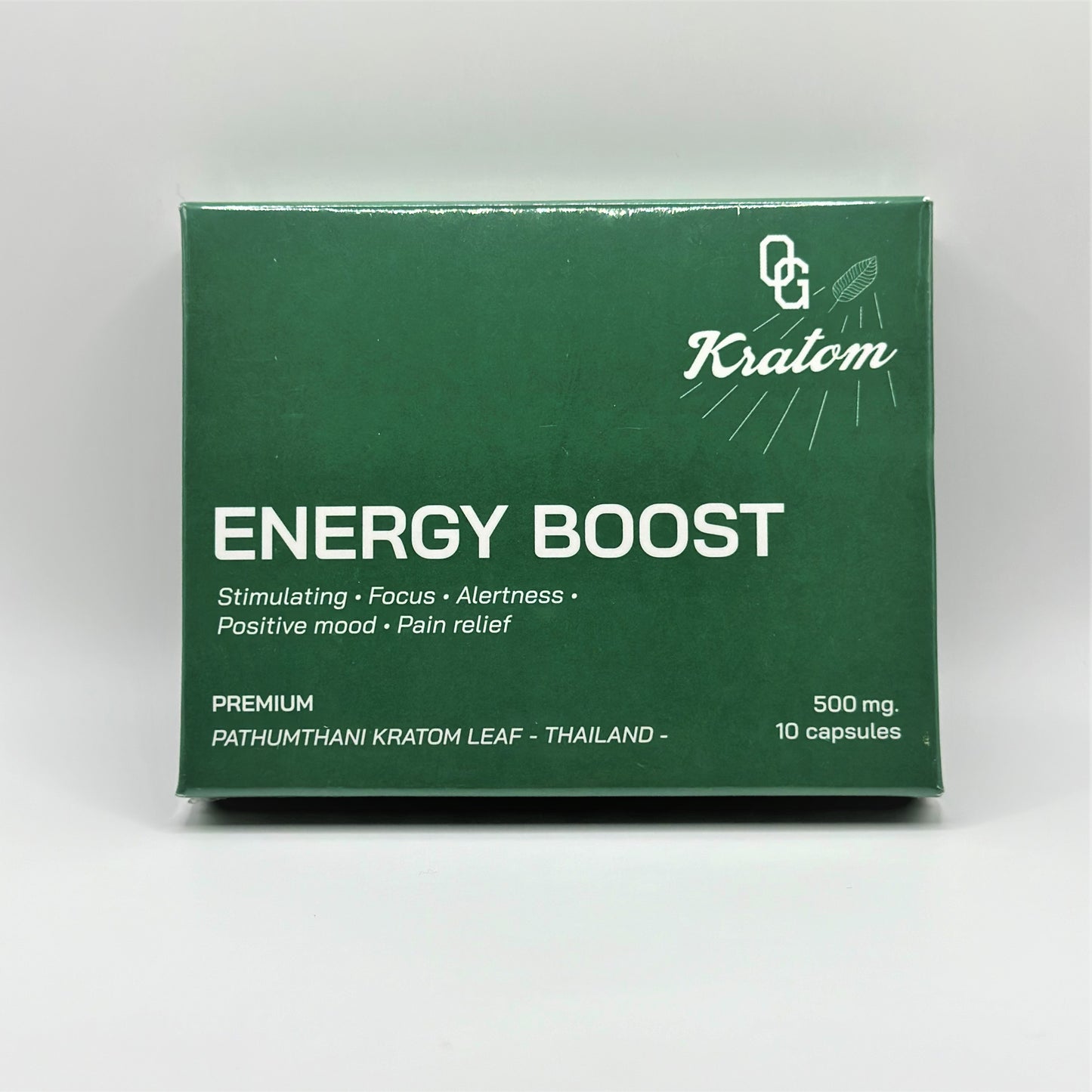 OG Kratom Energy Boost Capsules (10 Capsule)