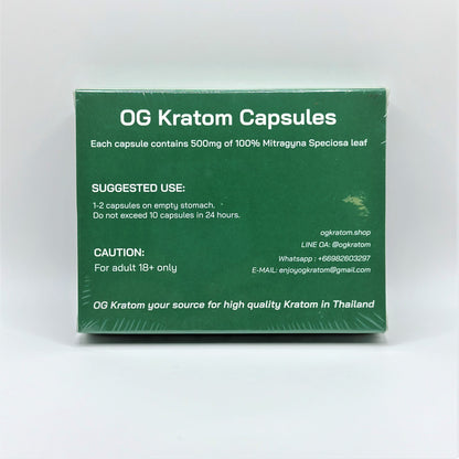 OG Kratom Energy Boost Capsules (10 Capsule)